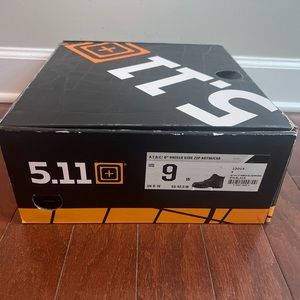 5.11 TACTICAL MENS 12019 A.T.A.C.6" SHIELD SIDE ZIP ASTM/CSA BOOTS BLACK Size 9